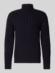 Sweter z dzianiny ze ściegiem warkoczowym model ‘Jacob’ od Superdry - 48