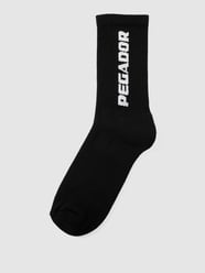 Socken mit Label-Print von Pegador Schwarz - 18
