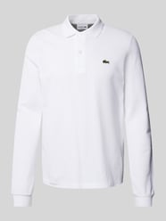 Classic Fit Poloshirt im langärmeligen Design von Lacoste Weiß - 32