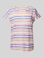 T-shirt met geribde ronde hals van Christian Berg Woman - 24