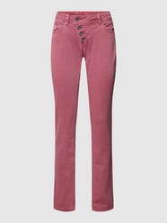 Jeans mit 5-Pocket-Design Modell 'MALIBU' von Buena Vista Pink - 29