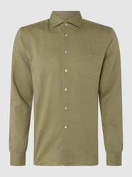 Slim Fit Leinenhemd Modell 'Ricciardo' von Bruun & Stengade Grün - 33