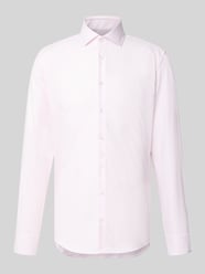 koszula o kroju slim fit z czystej bawełny model 'Spread Kent' od Seidensticker Fuksjowy - 26