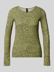 Longsleeve im Allover-Look mit Rundhalsausschnitt von Marc Cain - 30