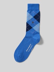 Socken aus Schurwoll-Mix Modell 'Marylebone' von Burlington Blau - 43