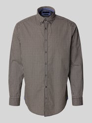 Koszula casualowa o kroju regular fit z kołnierzykiem typu button down od Christian Berg Men - 44