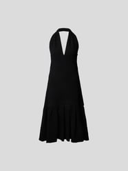 Midikleid mit Strukturmuster von MSGM Schwarz - 8