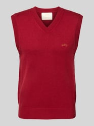 Wollpullunder mit Label-Stitching von BLKVIS Rot - 18