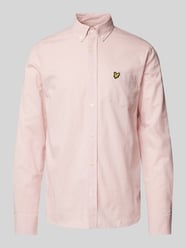 Slim Fit Freizeithemd mit Button-Down-Kragen von Lyle & Scott Rosa - 24