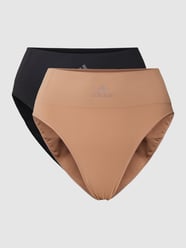 Slip mit Label-Schriftzug im 2er-Pack von ADIDAS SPORTSWEAR Braun - 7