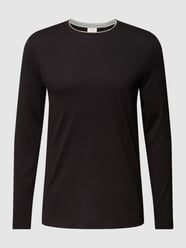 Longsleeve mit Label-Detail von s.Oliver RED LABEL Schwarz - 24