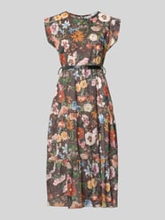 Midikleid mit Gürtel Modell 'Ol44iviraa' von ZABAIONE - 42
