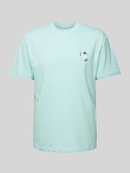 Relaxed Fit T-Shirt mit Label-Print von Tom Tailor Denim Blau - 22