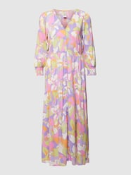 Midikleid mit Allover-Muster Modell 'Alira' von YAS Lila - 42