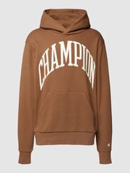 Hoodie mit Label-Print von CHAMPION Braun - 34