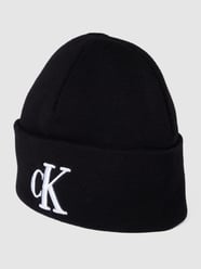 Beanie mit Label-Stitching von Calvin Klein Jeans Schwarz - 4