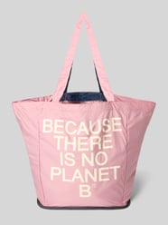 Torba shopper z nadruk z napisem model 'PACHO' od ECOALF Fuksjowy - 3