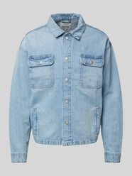 Jeansjacke mit Knopfleiste Modell 'CHASE' von Jack & Jones Blau - 4