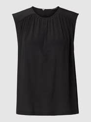 Blousetop met ronde hals van Drykorn Grijs / zwart - 32
