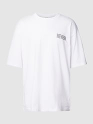 Oversized T-Shirt und Logo Print von REVIEW Weiß - 29