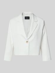Żakiet krótki o kroju regular fit z zapięciem na 1 guzik od s.Oliver BLACK LABEL - 8