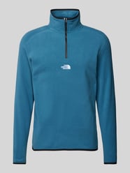 Fleecepullover mit Troyer-Kragen Modell 'GLACIER' von The North Face Blau - 3