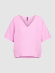 Top bluzkowy z dekoltem w serek model ‘NATALI’ od Vero Moda Różowy - 25