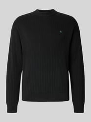 Oversized Strickpullover mit gerippten Abschlüssen von Calvin Klein Jeans - 38