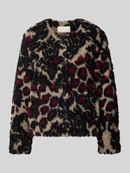 Jacke aus Woll-Mix mit Eingrifftaschen von Milano Italy Beige - 32