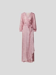 Wickelkleid aus Seide von Hannah Artwear Rosa - 15