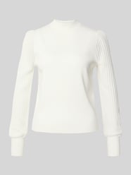 Strickpullover aus Viskose-Mix mit Ballonärmeln von Zero - 10