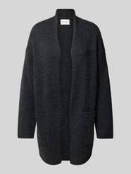 Oversized fit cardigan van heerlijk zachte scheerwolmix van Marc O'Polo Grijs / zwart - 26