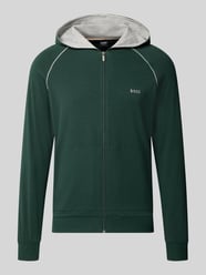 Regular fit sweatjack van katoenmix model 'Mix&Match Jacket H' van BOSS - 46