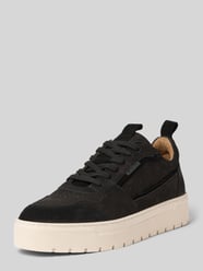 Sneakers met labeldetail, model 'Ivar' van PS Poelman - 3