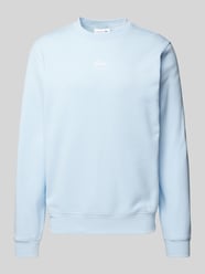 Sweatshirt mit Label-Print von Lacoste Blau - 5