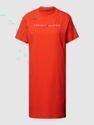 Nachthemd mit Label-Print von TOMMY HILFIGER Rot - 7
