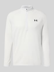Bluza z krótkim zamkiem błyskawicznym i nadrukiem z logo od Under Armour - 43
