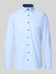 Body fit zakelijk overhemd met kentkraag van OLYMP Level Five - 3