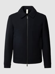 Jack van wolmix met platte kraag van Selected Homme Zwart - 8