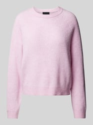 Relaxed Fit Pullover mit Rundhalsausschnitt Modell 'OLLA' von Pieces Rosa - 23