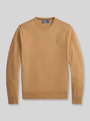 Regular Fit Pullover aus reiner Wolle von Polo Ralph Lauren Beige - 48