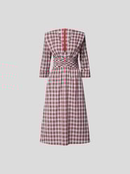 Midikleid mit Glencheck-Muster von Philosophy di Lorenzo Ser Weiß - 22