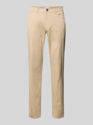 Regular fit stoffen broek met lyocell-aandeel model 'Cadiz' van Brax Beige - 12