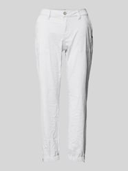 Spodnie o skróconym kroju tapered fit model ‘Linda’ od Buena Vista - 8