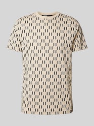 T-shirt met all-over labelprint van Karl Lagerfeld - 8