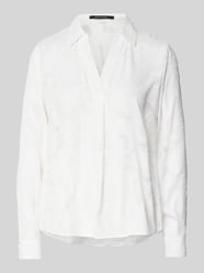 Regular fit blouse met platte kraag en V-hals van comma - 42
