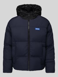 kurtka pikowana o kroju regular fit z kapturem model 'Bodo2541' od HUGO Blue - 3