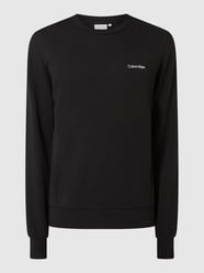 Sweatshirt mit Eingrifftaschen  von CK Calvin Klein Schwarz - 1