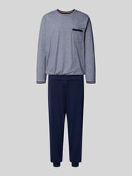 Regular Fit Pyjama mit Rundhalsausschnitt von bugatti - 1
