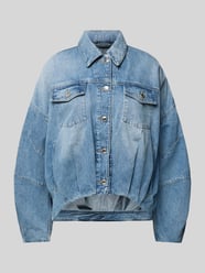 Oversized Jeansjacke mit Lyocell-Anteil Modell 'BLAXTON' von Drykorn - 4